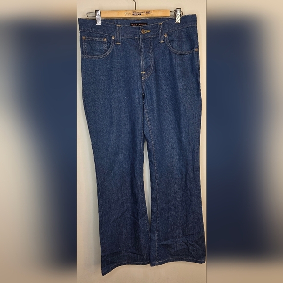 Nudie Glenn Flair Jeans, Revival Rinsed, Rinsed, Excellent Condition, 32/32 - Picture 2 of 12